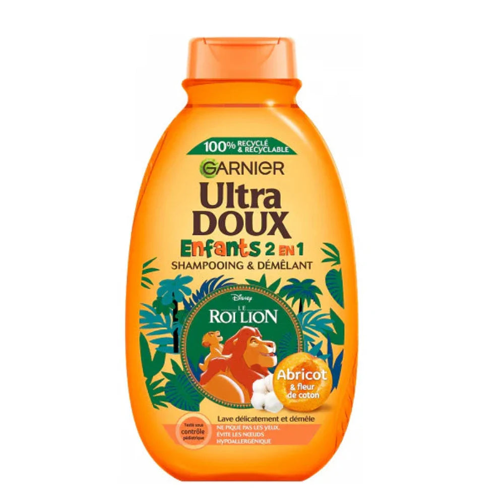 Ultra Doux The Lion King - Children With Apricot And Cotton Flower Shampoo 2 In 1 - Medaid International