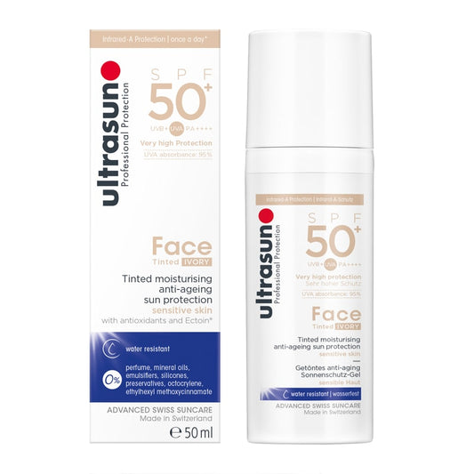 Ultrasun Face Anti-Ageing Tinted Ivory Spf 50+ 50ML - Medaid