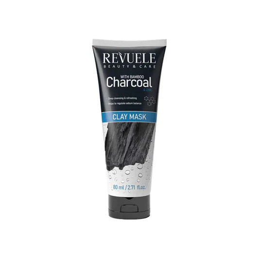 REVUELE BAMBOO CHARCOAL CLAY MASK, 80ml - Medaid