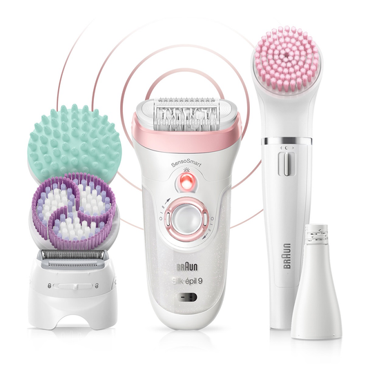 Braun Wet & Dry Silk-Epilator Beauty Set 9 9/985 BS - Medaid