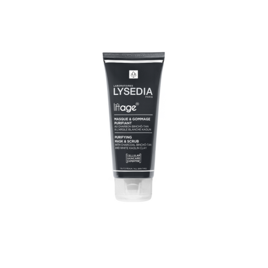 Lysedia Purifying & Scrub Mask & Scrub with Charcoal Clay 100 ml - Medaid