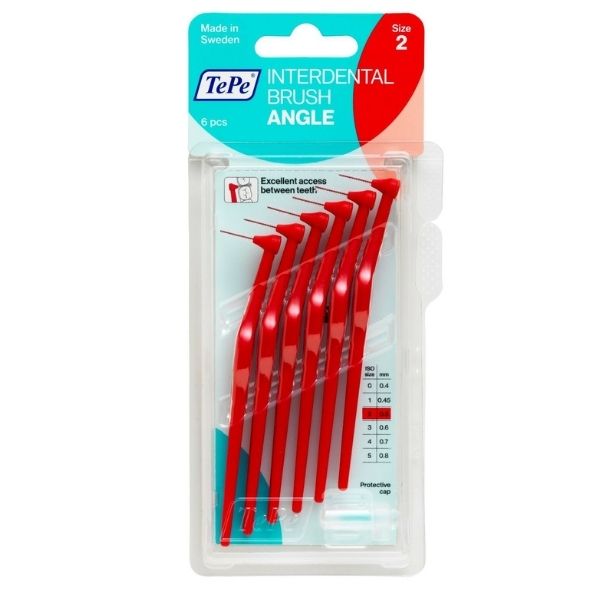 Tepe - Interdental Angle Brush Size 2 Red - Medaid