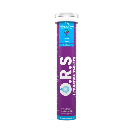 O.R.S. - Hydration Tablets Blackcurrant Flavour 12 Tablets - Medaid