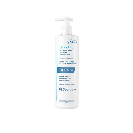Ducray Dexyane Ultra-Rich Cleansing Gel For Eczema And Atopic Dermatitis 400ml - Medaid