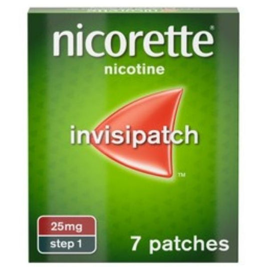 Nicorette invisipatch 25mg 7 Nicotine Patches - Medaid