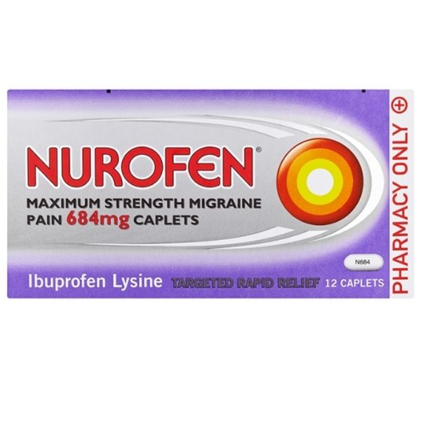Nurofen - Max Strength Migraine Pain 12x (P) - Medaid