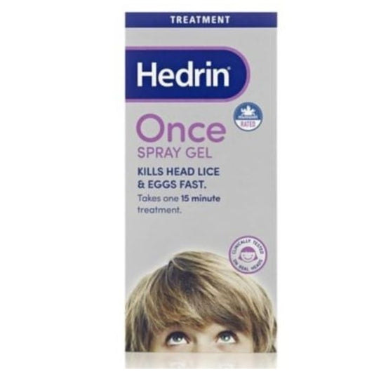 Hedrin - Once Spray Gel 100ml - Medaid