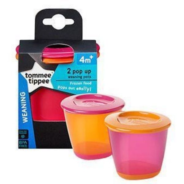 Tommee Tippee - Pop Up Pots 4m+ - Medaid
