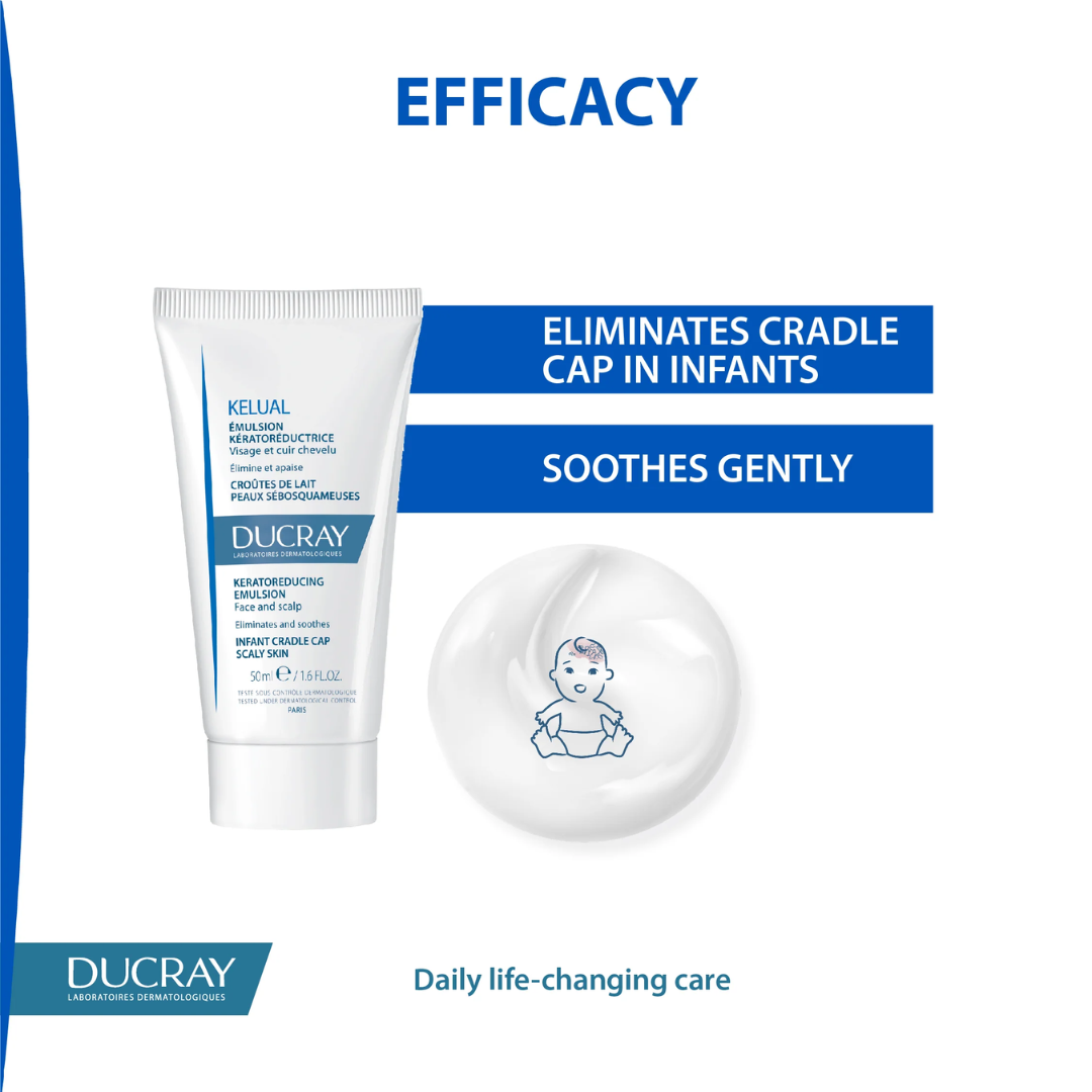 Ducray Kelual Kerato-Reducing Emulsion Cradle Cap 50ml - Medaid
