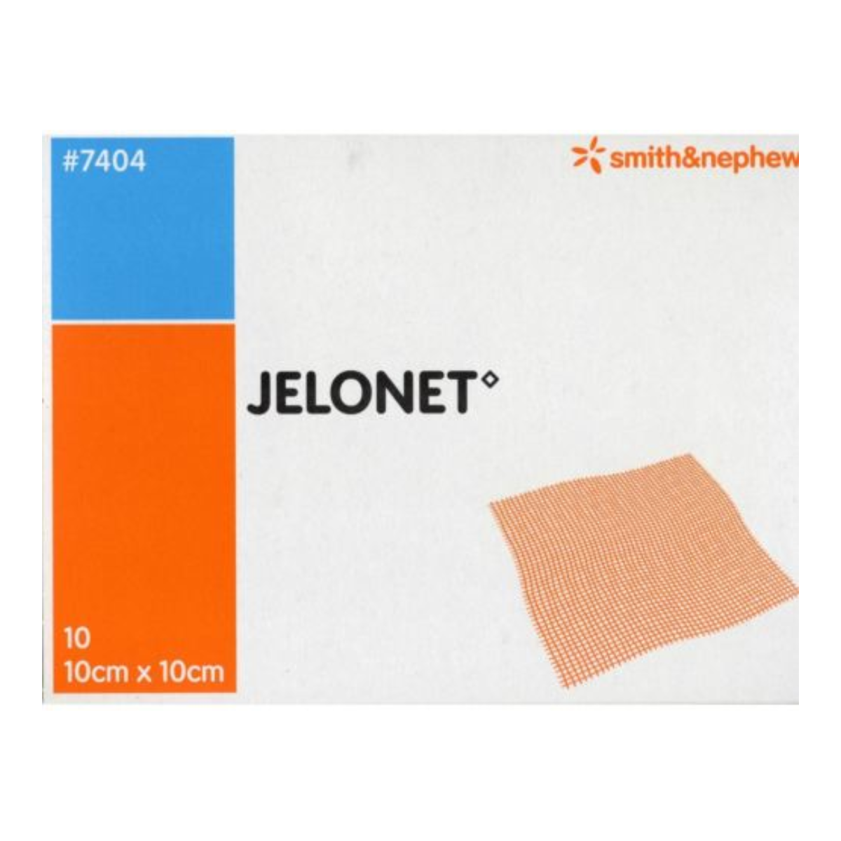 Smith & Nephew - Jelonet 10cm x 10cm - Pack of 10 Dressings - Medaid