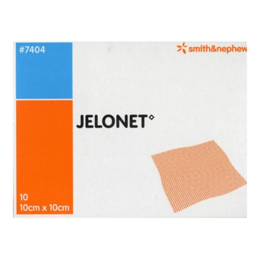 Smith & Nephew - Jelonet 10cm x 10cm - Pack of 10 Dressings - Medaid