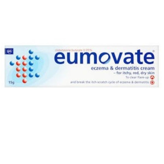 Eumovate - Eczema & Dermatitis Cream 0.05% 15g  (P) - Medaid