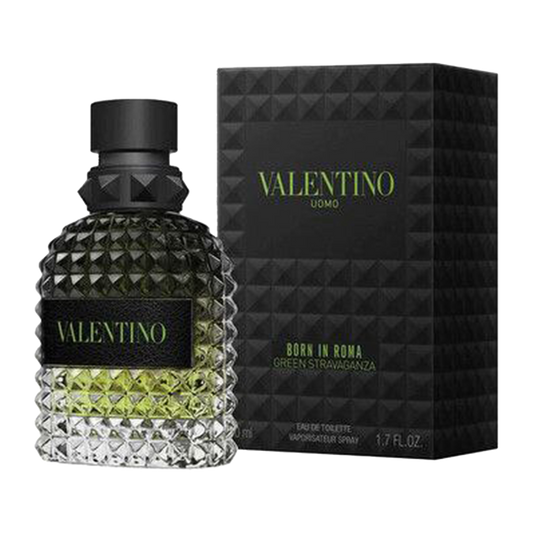 Valentino Uomo Born In Roma Green Stravaganza Eau De Toilette Pour Homme - 100ml - Medaid