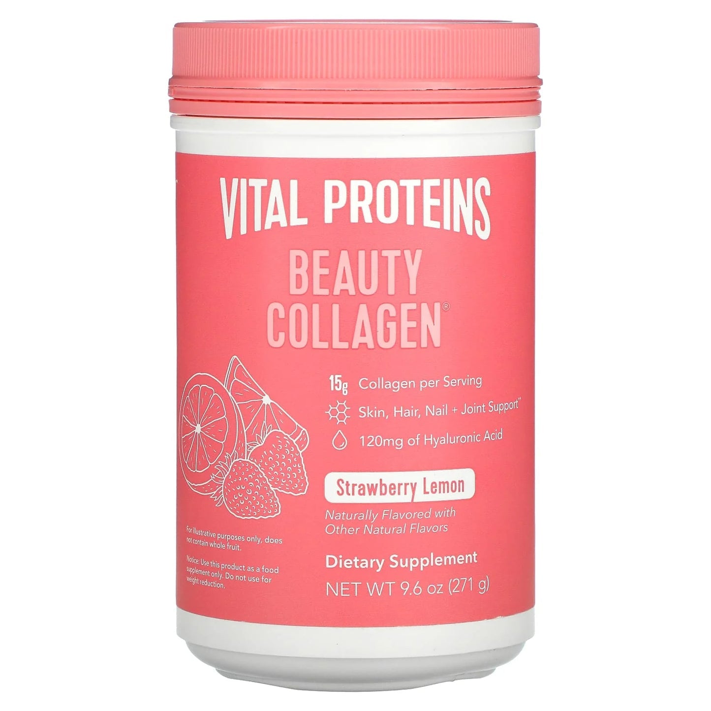 Vital Proteins - Beauty Collagen Strawberry Lemon | 271 g - Medaid
