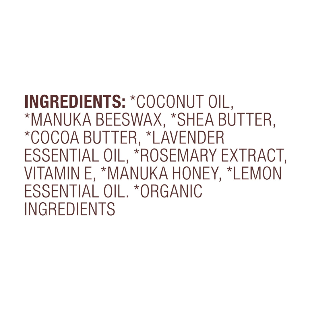 Organic Manuka Lip Balm Lavender Lemon - Medaid