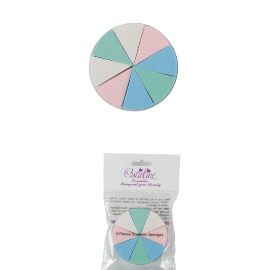 Cutieline Cosmetic Sponges 8pcs - Medaid
