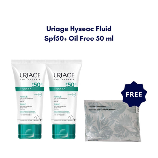 Uriage Hyseac Fluid SPF 50 Dual Kit - Medaid