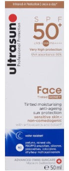 Ultrasun Face Tinted Honey Spf 50+ 50ml - Medaid