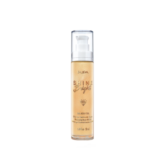 Pupa Milano Gel Body Oil Shine Bright - Gold Diamond - Medaid