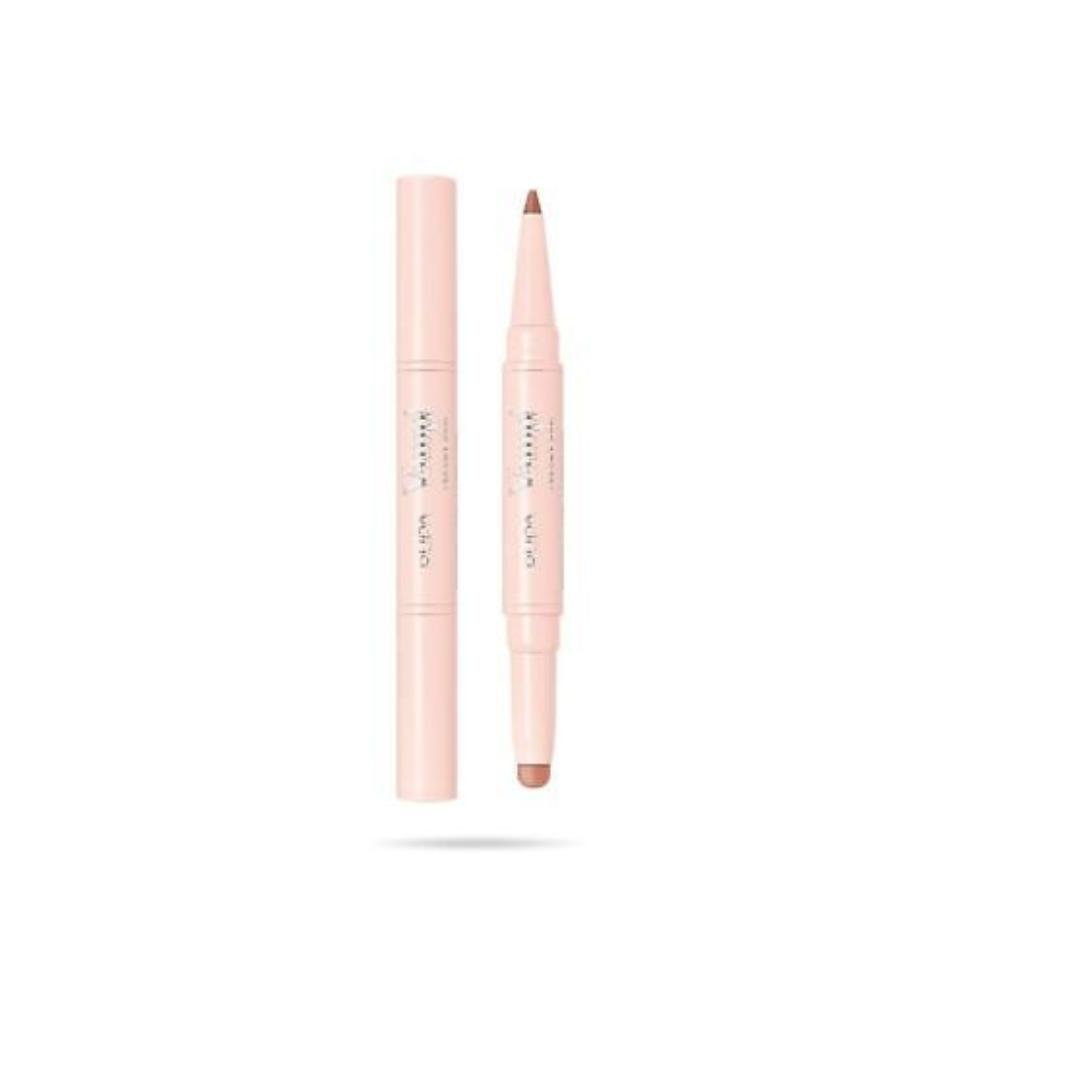Vamp! Creamy Duo Lip Contour Pencils & Glossy Lipstick - Medaid