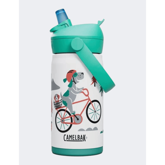 Camelbak Thrive Flip Straw 12 Oz Kids Lifestyle Bottle Biking Dogs - Medaid