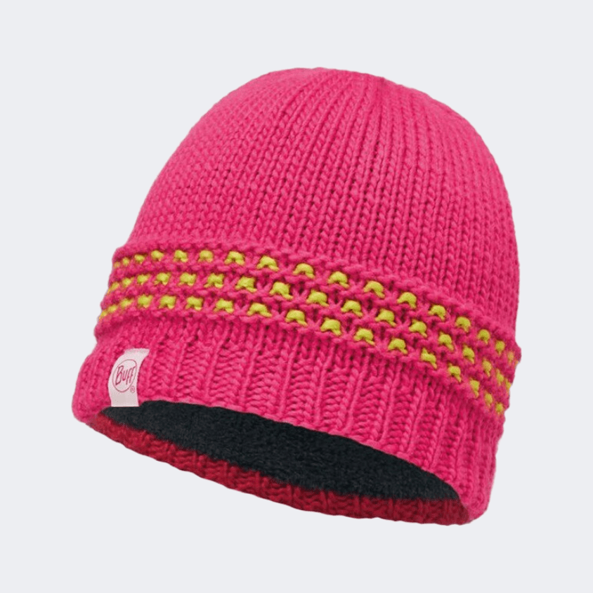 Buff Knitted And Polar Kids Lifestyle Beanie Pink - Medaid International