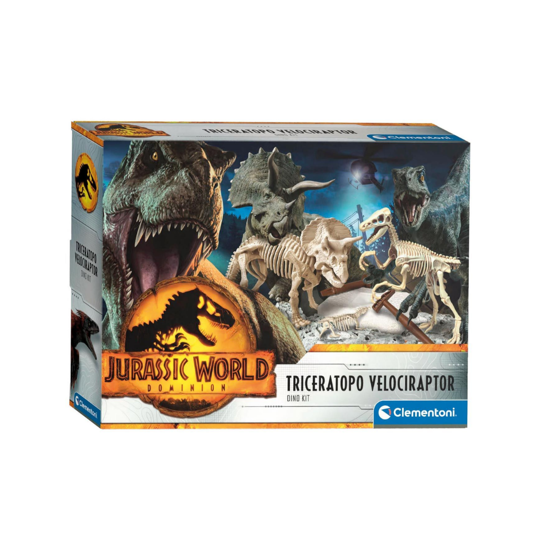 Clementoni Triceratops And Velociraptor Jurassic World - Medaid International