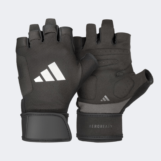 Adidas Accessories Strength Training Unisex Fitness Gloves Black - Medaid