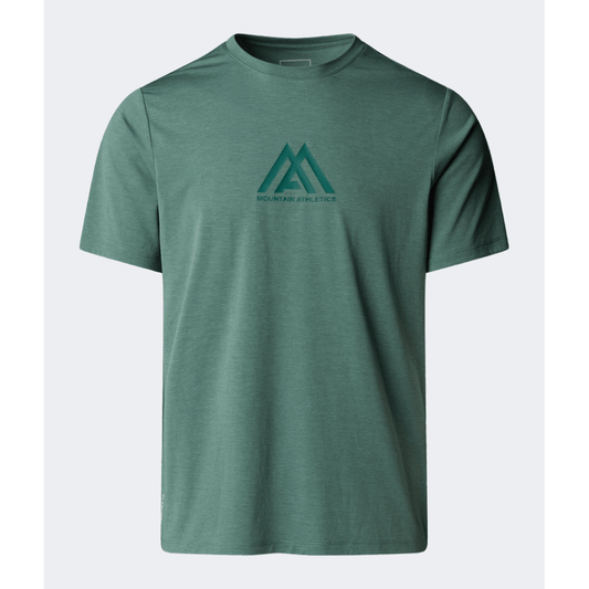 The North Face 24/7 Mountain Athletics Graphic Men Hiking T-Shirt Duck Green Heather - Medaid International