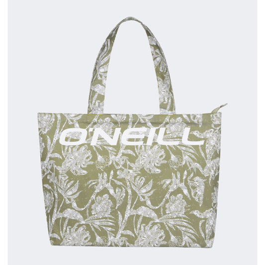 Oneill Coastal Print Tote Women Beach Bag Green - Medaid International