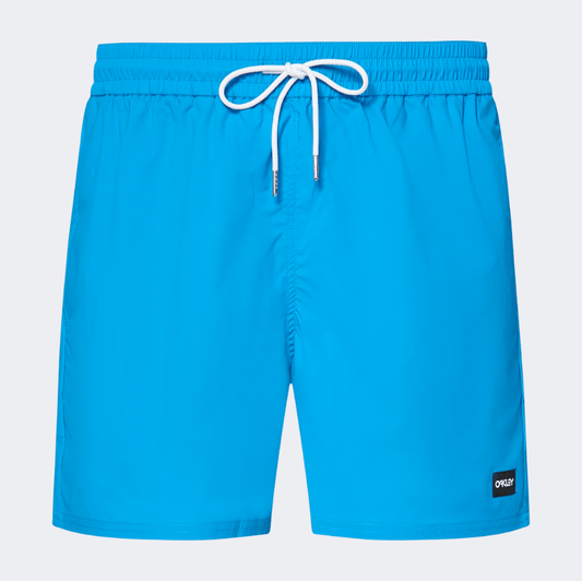 Oakley Robinson Rc 16 Inch Men Beach Swim Short Blue - Medaid
