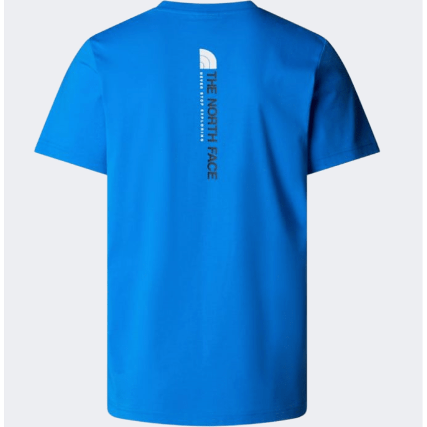 The North Face Vertical Men Lifestyle T-Shirt Hero Blue - Medaid