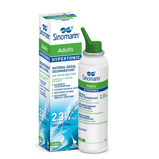 Sinomarin Hypertonic Nasal Spray Adults - 125 ml - Medaid