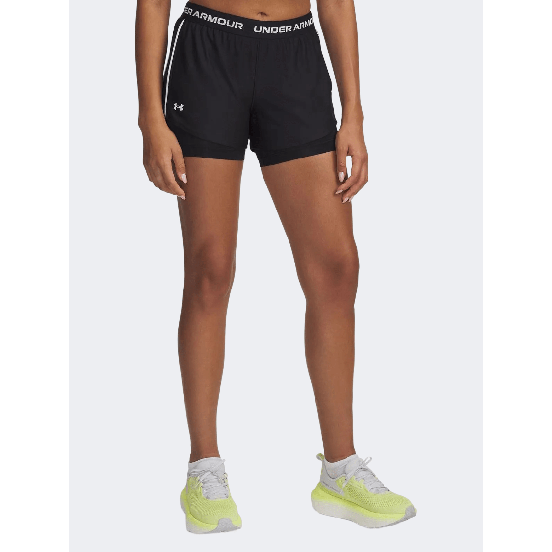 Under Armour Tech Play Up 2 In 1 Women Training Short Black - Medaid