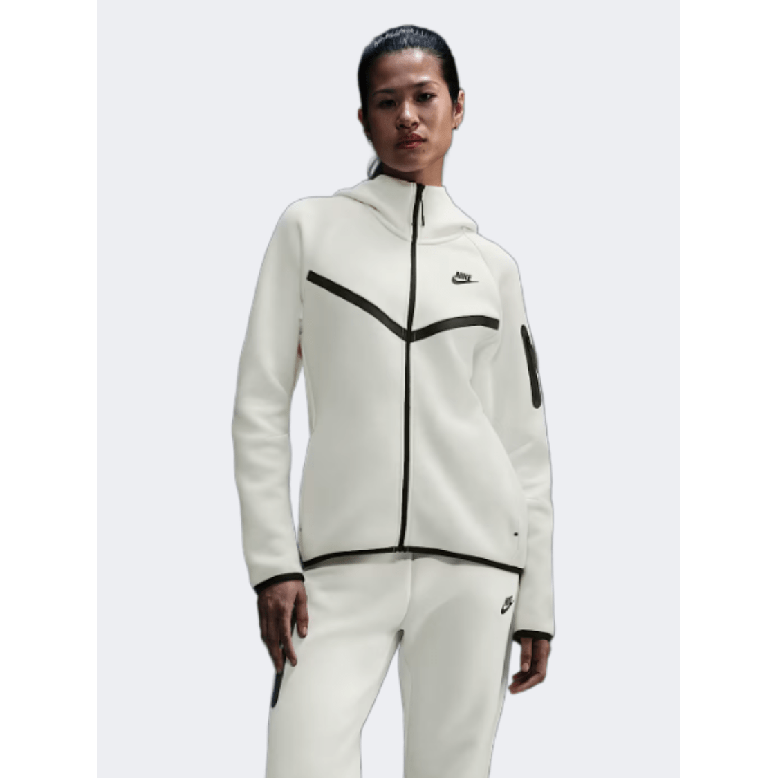 Nike Sportswear Tech Fleece Windrunner Women Lifestyle Hoody Pale Ivory - Medaid International
