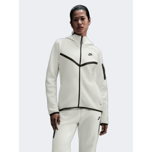 Nike Sportswear Tech Fleece Windrunner Women Lifestyle Hoody Pale Ivory - Medaid International