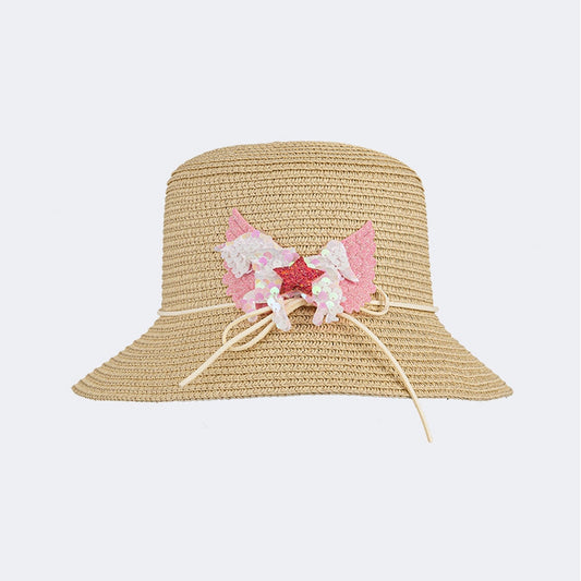 Oil And Gaz Stylish Kids-Girls Beach Cordobes Hat  Beige - Medaid