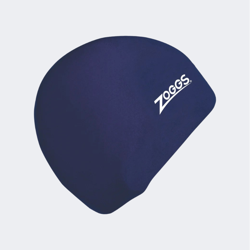 Zoggs Silicone Swim Swim Cap Navy - Medaid