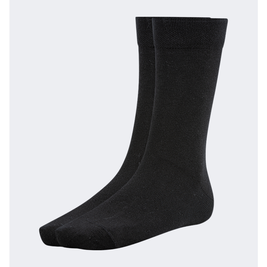 Top Ten Soft Unisex Lifestyle Socks Black - Medaid