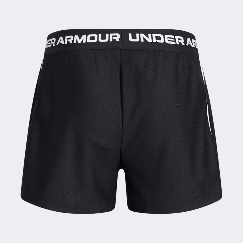 Under Armour Tech Play Up Girls Training Short Black/White - Medaid