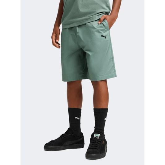 Puma Super Boys Lifestyle Short Green Moon - Medaid