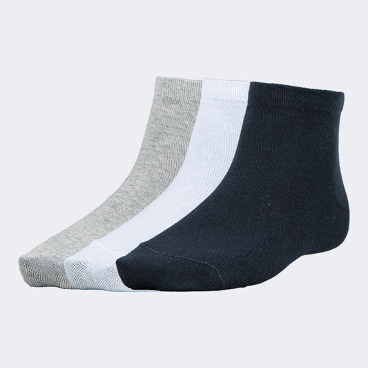 Top Ten Soft Unisex Lifestyle Socks Black/White/Grey - Medaid