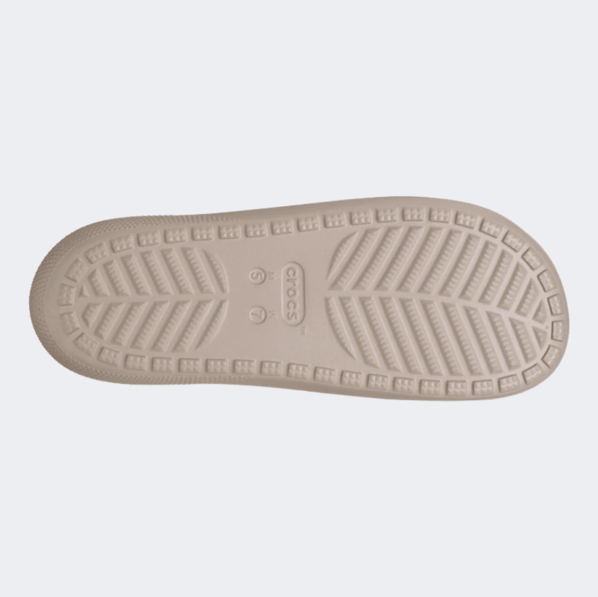 Crocs Classic V2 Unisex Lifestyle Slippers Taupe - Medaid