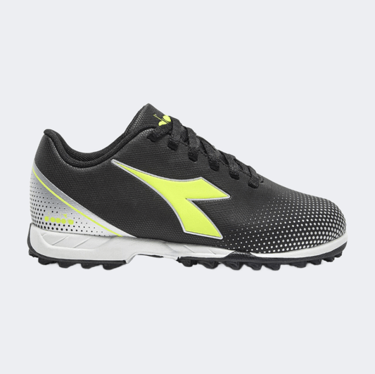 Diadora Pichichi 7 Tf Jr Gs-Boys Football Shoes Black/Silver - Medaid International