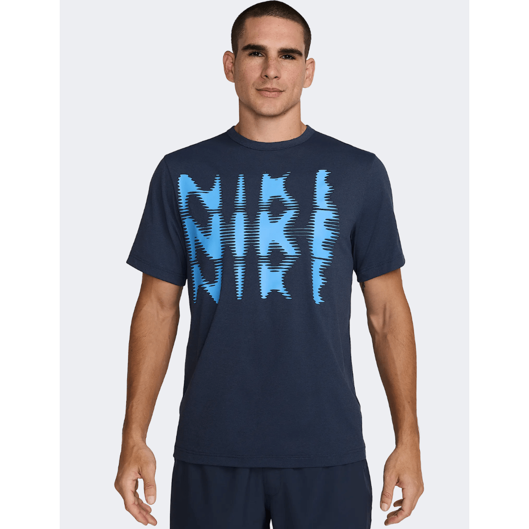 Nike Df Hyverse Men Training T-Shirt Thunder Blue - Medaid