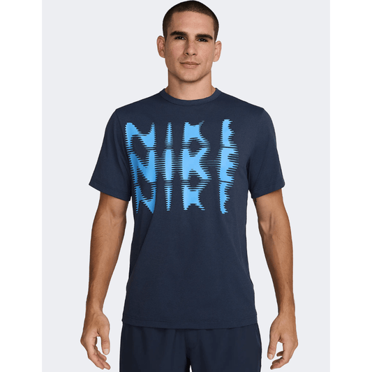 Nike Df Hyverse Men Training T-Shirt Thunder Blue - Medaid