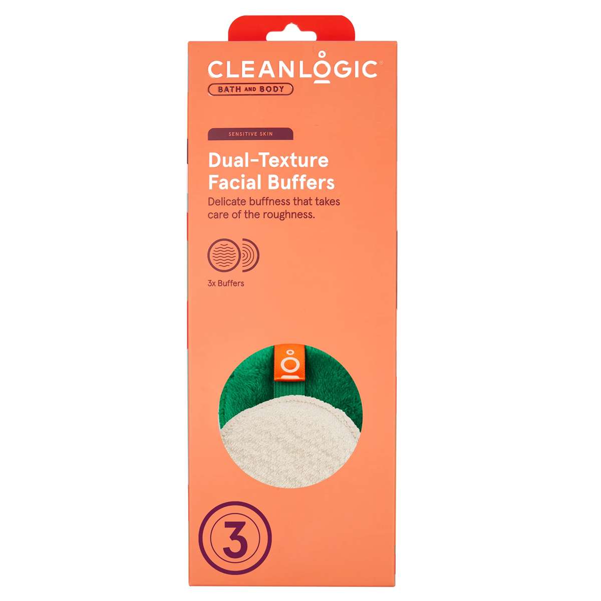 Bath and Body Sensitive Skin Dual Texture Facial Buffers - Medaid