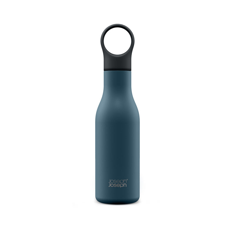 Joseph Joseph Loop™ 500ml Stainless-steel Vacuum Insulated Water Bottle Blue - Medaid