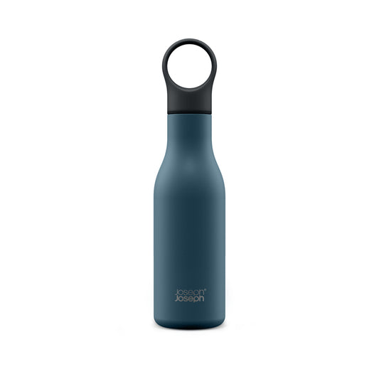 Joseph Joseph Loop™ 500ml Stainless-steel Vacuum Insulated Water Bottle Blue - Medaid