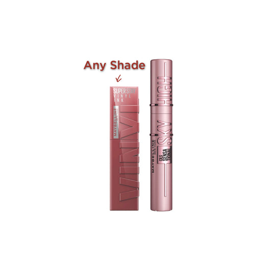 20% OFF  Vinyl Ink Lipstick + Lash Sensational Sky High Mascara - Medaid